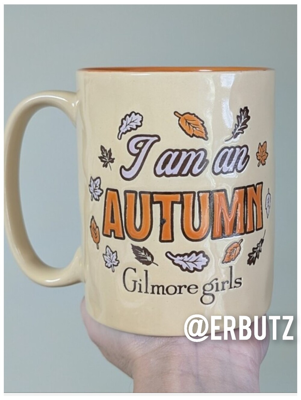 Gilmore Girls I AM AN AUTUMN Double Sided Autumn Mug, hand painted π - Picture 2 of 5